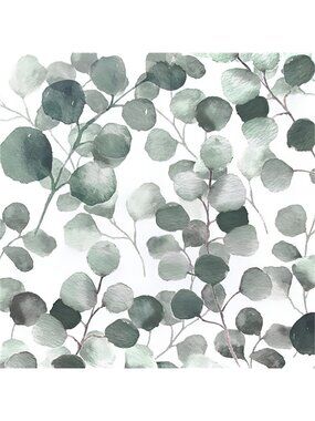 Peel & Stick Wallpaper 17.7" x 118.1" Eucalyptus Leaf Wallpaper SelfAdhesive